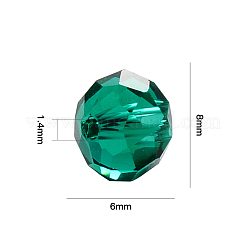 Perle di vetro trasparente&nbsp;FPDL-S015-04C-01-B
