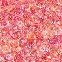 Perles de rocaille en verre de couleurs transparentes&nbsp;SEED-Q042-01A-A05
