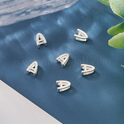 6 pieza de 925 cuentas iniciales huecas de plata esterlina&nbsp;STER-TA0001-53A