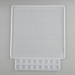 Pièces d'échecs et moules en silicone pour échiquier&nbsp;DIY-J003-04