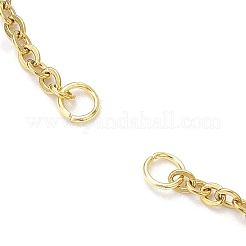 3 Stück 3 Farben Edelstahl Kabelkette Armbandherstellung&nbsp;AJEW-JB01231