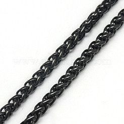 Trendige Herren-Halsketten aus Edelstahl 201&nbsp;NJEW-L043A-45B