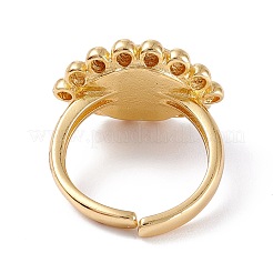 Anelli gemelli in ottone&nbsp;RJEW-M138-24G-D