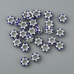 Legierung Rhinestone European Beads&nbsp;CPDL-H999-17
