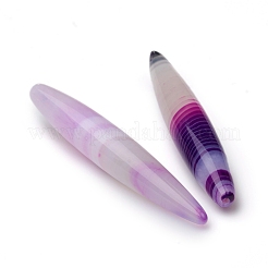 Perle di agata naturale a strisce / agata a strisce&nbsp;G-L514-001B