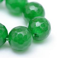 Hilos de abalorios de jade blanco natural&nbsp;G-R346-8mm-01