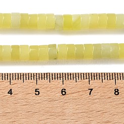 Natürliche Zitronen Jade Perlen Stränge&nbsp;G-M420-A21-01