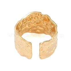 Anillos de puño abiertos texturizados de acero inoxidable 304&nbsp;LS-RJEW-C095-08C-G