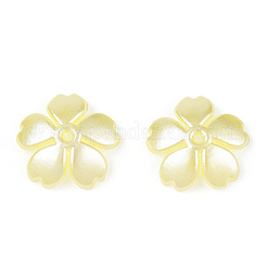 Cappucci con perline imitazione plastica ABS con vernice spray&nbsp;MACR-N013-002E-01