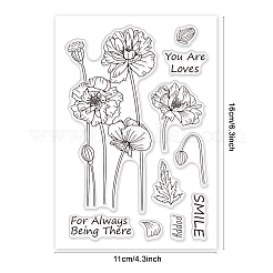 PVC-Plastikstempel&nbsp;DIY-WH0167-56-382