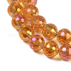 Transparentes perles de verre de galvanoplastie brins&nbsp;EGLA-N002-31-H