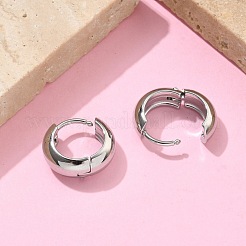Boucles d'oreilles créoles en acier inoxydable 201&nbsp;EJEW-D354-21P-01