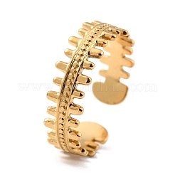 Anillos de dedo de acero inoxidable 304 con revestimiento iónico (IP)&nbsp;RJEW-L102-19G