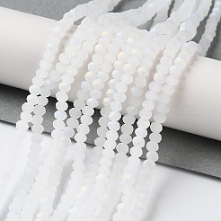 Chapelets de perles en verre imitation jade&nbsp;LS-EGLA-A034-J2mm-MB05
