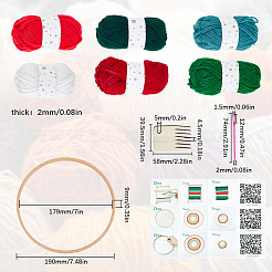 1 Set DIY-Wandteppich-Stricksets&nbsp;DIY-SC0025-78A