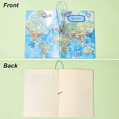 Reisepasshülle aus PVC-Kunststoff&nbsp;AJEW-WH20010-37B