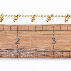 Catene di perline fatte a mano in ottone&nbsp;CHC-I029-07G