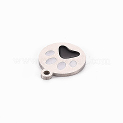 Breloques en émail en acier inoxydable 304&nbsp;STAS-Q242-039C