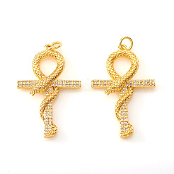 Colgante micropavé cubic zirconia de latón&nbsp;KK-I672-10G