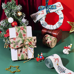 10 Yards 2 Farben Weihnachtsthema Juteschnur&nbsp;OCOR-TA0002-09B