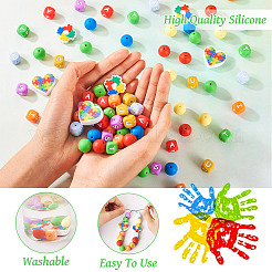 Perline focali in silicone ecologico per uso alimentare da 54 pz&nbsp;SIL-TA0001-66