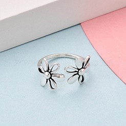 925 offener Manschettenring aus Sterlingsilber für Damen&nbsp;STER-N016-135AS