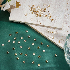 Cuentas de latón 200pcs&nbsp;KK-ME0001-70B-G