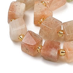 Natürliche Arusha Sonnenstein Perlen Stränge&nbsp;G-G053-B16-03