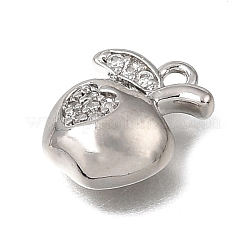 Messing micro pave klar zirkonia charme&nbsp;KK-N290-22P