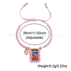 Bedruckte Charm-Armbänder aus Edelstahl 304&nbsp;LS-QB7053