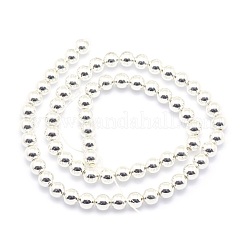 Electroplate non magnetici ematite sintetico fili di perline&nbsp;G-L485-01B-S
