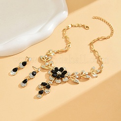 Orecchini e collane in lega con strass per donna&nbsp;WGAAFBB-01