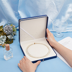 Aufbewahrungs-Geschenkbox für einzelne Halsketten aus PU-Leder&nbsp;AJEW-WH0475-08B