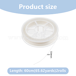 Filo elastico piatto di spandex&nbsp;OCOR-WH0108-21B