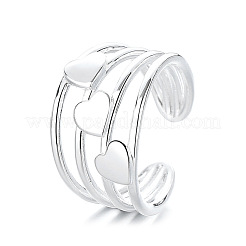 Manschettenringe aus Messing mit Herzmotiv für Damen&nbsp;FS-WG6A9FB-01