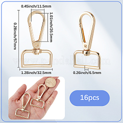 16 pz fermagli girevoli in lega di zinco&nbsp;FIND-SP0003-73G