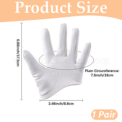 Guanti in pelle PU a mezzo palmo&nbsp;AJEW-CL0005-57