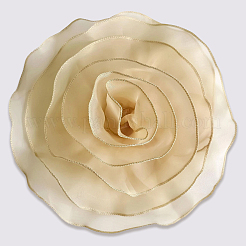 1 spilla a forma di fiore in poliestere&nbsp;JEWB-CN0001-08D
