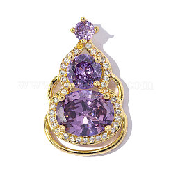 Colgantes de Latón Cubic Zirconia&nbsp;CU-CBA-01G