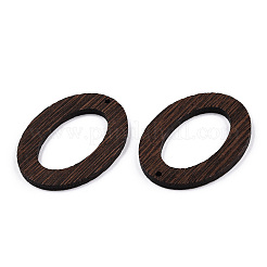 Pendentifs en bois de wengé naturel&nbsp;WOOD-T023-65