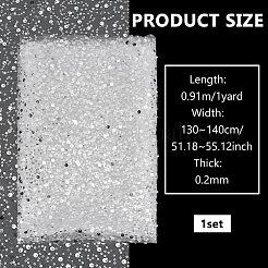 1 Yard Pailletten Polyester Netzstoff&nbsp;DIY-FG0008-23A