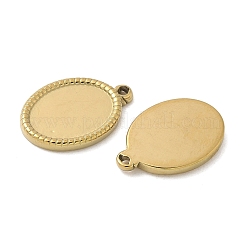 Cabochon-Fassungen für Anhänger aus Edelstahl 304&nbsp;STAS-D127-18B-G