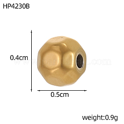 Perline in acciaio inossidabile 304&nbsp;STAS-OY012-15G