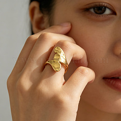 Anillos abiertos de acero inoxidable 304 para mujer&nbsp;WGF0965-01