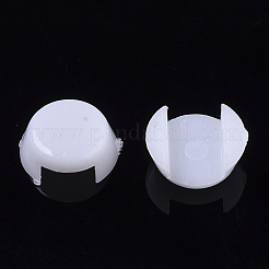 Undurchsichtig wie Kunststoff Basis Schnalle Haar Zubehör&nbsp;FIND-T064-008B