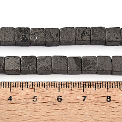 Natürliche Pyrit Perlen Stränge&nbsp;G-T140-37A