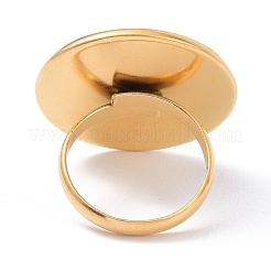 Componentes de anillos de dedo de acero inoxidable 304 con recubrimiento iónico (IP)&nbsp;STAS-P291-02G-G