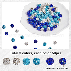 150 pz 3 colori pavimentano perline da discoteca&nbsp;RB-SP0001-10B