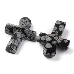 Natur Schneeflocken-Obsidian Anhänger&nbsp;G-B122-02D