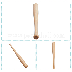 Decorazioni per l'esposizione domestica della mazza da baseball in legno naturale&nbsp;WOOD-GF0001-80